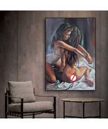 Sexy Naked Girls Embrace Paint By Numbers Kits Oil Painting On Canvas fo... - £13.54 GBP