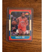 World B Free 1986 Fleer Basketball Card   (0790) - £4.71 GBP
