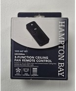 Hampton Bay UNIVERSAL 3-function Ceiling Fan Remote Control New 1005 447... - $19.69