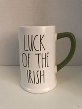 Rae Dunn Magenta Luck Of The Irish Stein Mug Green Inside &amp; Handle 5.75&quot; High - £14.62 GBP