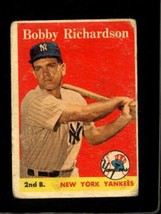 1958 Topps #101 Bobby Richardson Poor Yankees *NY0573 - £6.12 GBP