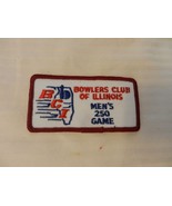 Bowlers Club of Illinois Men&#39;s 250 Game Patch from the 90s Red Border - £7.85 GBP