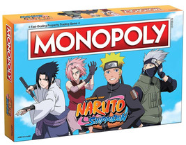 MONOPOLY Naruto 2021 Collectible Board Game Japanese Manga Edition New S... - $32.55