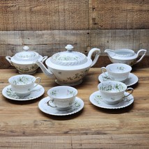 Hawthorn By Franconia Krautheim Tea Service Set For 4 - Selb Bavaria - 13 Piece - £219.79 GBP