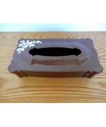 Vtg Schwarz Bros tissue box holder dispenser mid century plastic w/ flow... - $27.34 CAD