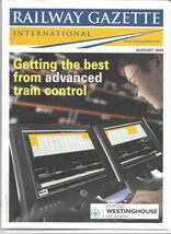 Railway Gazette International magazine- August 2003 DH - $94.95 MXN