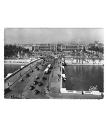 Paris France Pont Bridge Place de le Concorde ESTEL Glossy RPPC Postcard... - £5.58 GBP