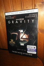 Gravity (DVD, 2013, Special Edition - 2-Disc Set) SANDRA BULLOCK &amp; GEORE... - £3.90 GBP