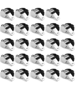 Whistle, 24 PCS Professional Stainless-Steel Whistles with Lanyards in B... - $15.13