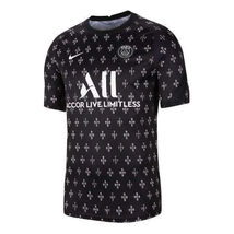 NikeParis Saint-Germain Away Dri-FIT Pre-Match Soccer Jerseys 'Black' - $103.00