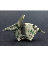 Dollar Origami Armadillo with REAL MONEY Handmade Animal Christmas Cash ... - $181.06 MXN+