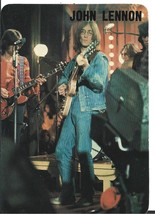 ⭕VTG card pocket calendar 1987 JOHN LENNON  Portugal group music singer - $6.77 CAD