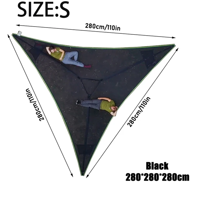 Camping Hammock Portable Outdoor Triangle Tent Hammo Aerial Multi-Person... - $1,645.79 MXN