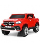 12V 2-Seater Kids Ride On Car Licensed Mercedes Benz X Class RC with Tru... - £440.21 GBP