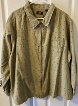 Route 66~Cotton~Zip Front Shirt/Jacket~size 24W~olive - $19.50