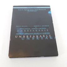 Unbreakable 2 DVD set 2001 Vista Series Bruce Willis Samuel L Jackson Shyamalan - £4.67 GBP