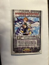 Gabumon &amp; Yamato Digimon Card Vintage Holo Rare Bandai Japan F/S 1999 - £23.73 GBP