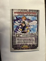 Gabumon &amp; Yamato Digimon Card Vintage Holo Rare Bandai Japan F/S 1999 - £23.67 GBP