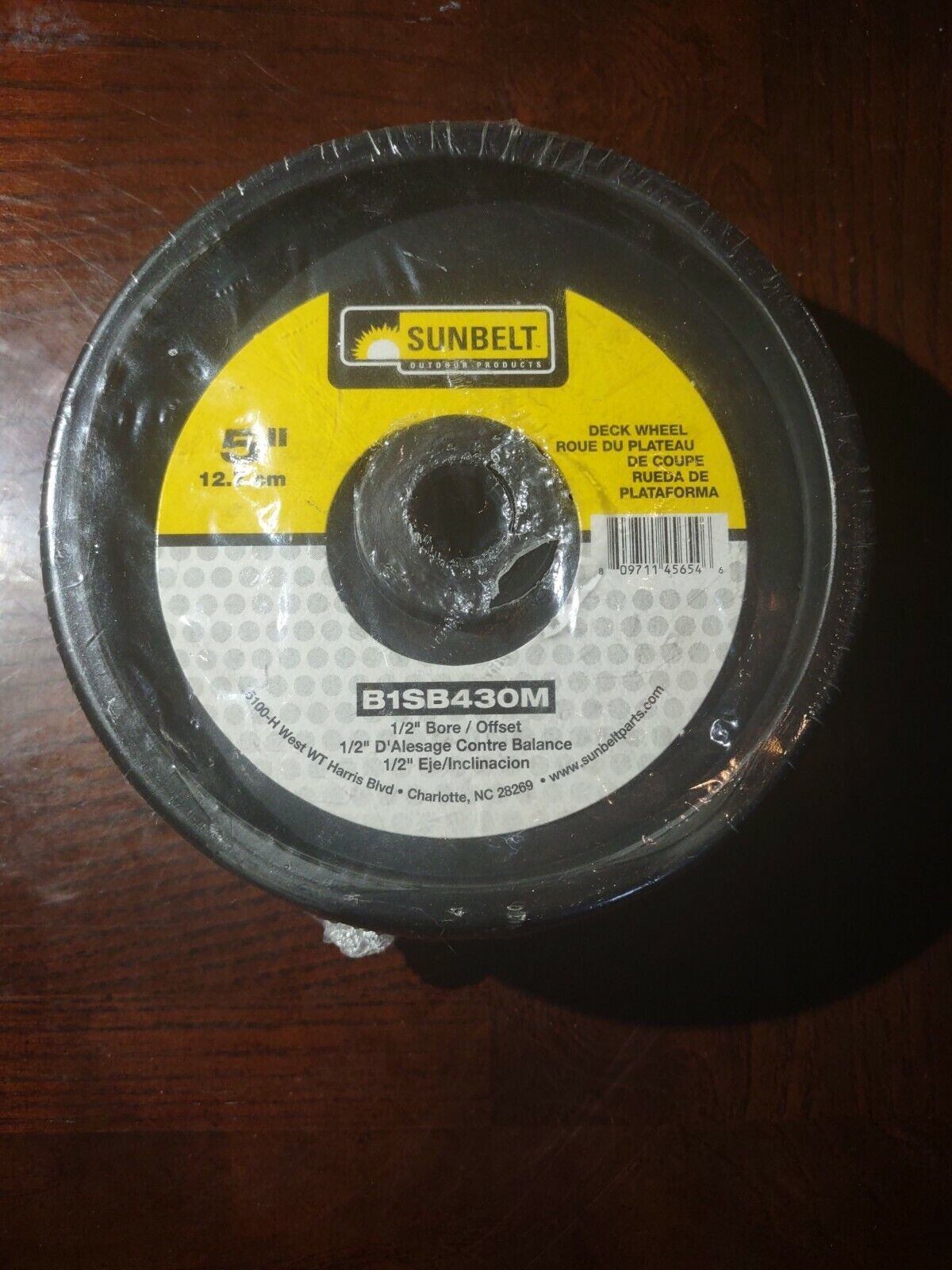 Sunbelt Deck Wheel 5&quot; 1/2&quot; Bore/Offset - $20.67