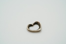 Vintage Sterling Silver Heart Necklace Pendant 1.2cm P1 - $10.84 CAD