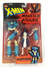 X Men Monster Armor Mystique W/Snap-On She Beast Armor Action Figure Toy Biz - £13.44 GBP