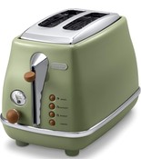 DeLonghi Pop-up toaster「ICONA Vintage Collection CTOV2003J-GR Olive gree... - $90.51 CAD