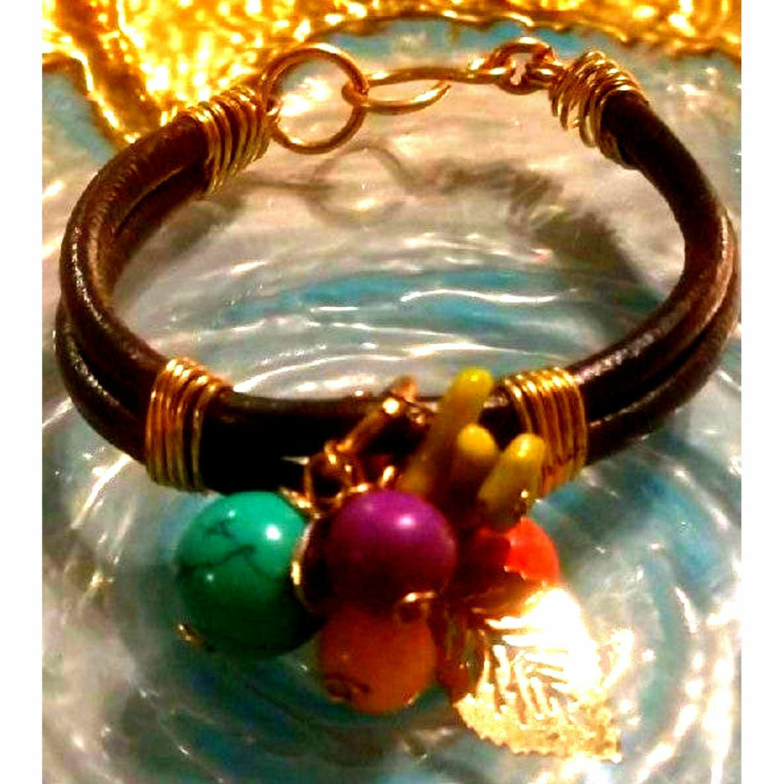 Juleika Marquez~Leather UNIQUE Bracelet - $16.83
