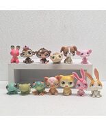LPS Littlest Pet Shop 13 Piece Lot Of Mixed Animals Cat Bunny Monkey  - $1,361.97 MXN