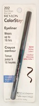 Revlon ColorStay 202 BLACK BROWN 16H Eyeliner Pull-Out Sharpener .01 oz/... - $243.19 MXN