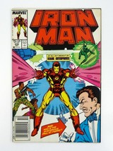 Iron Man #235 Marvel Comics Paul St. Pierre Newsstand Edition FN 1988 - £2.34 GBP