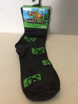 NEW Minecraft Kids Socks Size 10-4 - $9.86