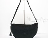 NWT Kipling KI7130 Emelia Shoulder Crossbody Bag Zipper Polyamide Black ... - £41.83 GBP