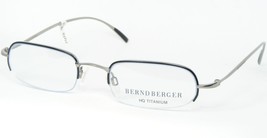 Bernd Berger 9074 000-22 Negro Plateado Gafas HQ Titanio 48-19-135mm - $55.71