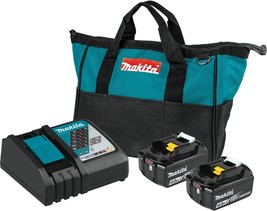 The Makita Bl1840Bdc2 18V Lxt® Lithium-Ion Battery And Rapid Optimal Cha... - $174.99