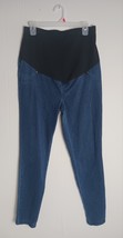 Time and Tru Maternity Jeans Pants Size Large (12-14) Skinny Fit Dark Wa... - $222.30 MXN