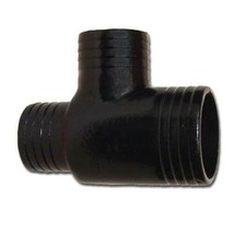 Fitting Marine Wet Exhaust Tee Connector 3 x 3 x 4 Cast Iron - £111.61 GBP