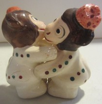 Vintage Hugging Monkeys FEZ  HATS Salt &amp; Pepper Shakers Japan - £13.40 GBP