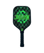 Juciao Green FireBall 5.5&quot; Handle Pickleball Paddle Carbon Fiber Composi... - $26.20