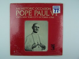 Pope Paul VI Visits New York City October 4, 1965 Vinyl LP Record Album New Seal - £15.27 GBP