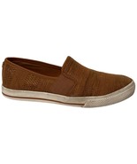 Lauren Ralph Lauren Jinny Woven Slip On Sneaker Tan 6 - $33.83 CAD