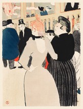13142.Wall Decor Poster.Room home design.Toulouse-Lautrec art.Goulue and sister - £12.74 GBP+