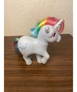 Vintage 1983 My Little Pony G1 Moonstone Unicorn Rainbow Hair - £15.63 GBP