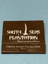 Vintage Matchbook Cover  South Seas Plantation  Captiva Island, Florida gmg - £9.74 GBP