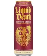 LIMITED Liquid Death Psycho Cider Sparkling Water 19.2 oz Fall Release C... - $9.74