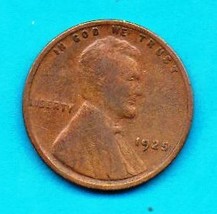 1925 Lincoln Wheat Penny - Circulated - Moderate Wear - £0.27 GBP