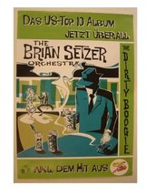 Brian Setzer Orchestra Poster Green Stray Cats The - £39.96 GBP