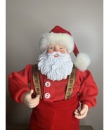Vtg 1998 Retired JINGLE BELL ROCK SANTA Sings Jingle Bells PRISTINE 1st ... - $49.95