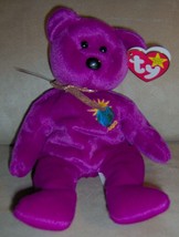 &#39;99 Ty Orig Beanie Baby Millennium The Bear 5TH Gen Ht 6TH Gen Tt Mwmt Tag Error - £46.19 GBP