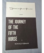 1966 Dustin Hoffman Off Broadway The Journey of the Fifth Horse Program - £11.69 GBP
