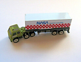Funrise Micro Semi Tractor Trailer Box Truck NASA Mission Control, Vintage 1989 - £11.93 GBP